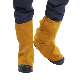 Cubre-botas de cuero para soldadura SW32
