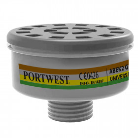 Filtro de gases ABEK2 con conexión de rosca universal (pack 4) (per 4 pcs) P926