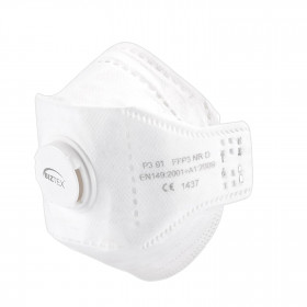 Mascarilla EAGLE Dolomite plegada plana con válvula FFP3 (pack 10) (per 10 pcs) P391