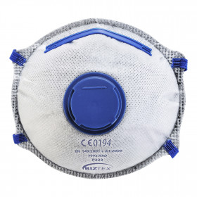 Mascarilla Dolimite con carbón y válvula FFP2 (per 10 pcs) P223