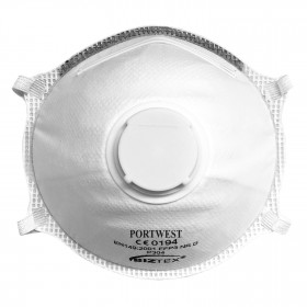 Mascarilla Dolomite ligera con válvula FFP3 (pack 10) (per 10 pcs) P304