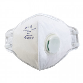 Mascarilla plegada plana con válvula FFP3 (Pack20) (per 20 pcs) P351