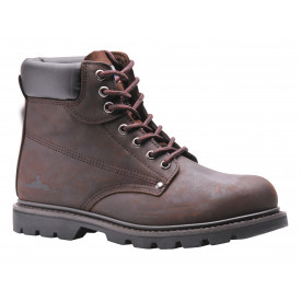 Bota de seguridad Steelite SB HRO FW17 en marr&oacute;n. Incluye enlace al producto.