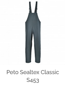 Peto clásico Sealtex S453 en color gris con enlace al artículo.