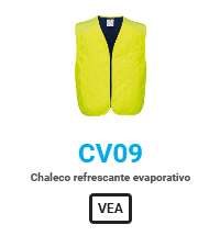 Chaleco de enfriamiento de evaporación en amarillo de advertencia, modelo CV09 de la marca Portwest