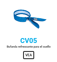 Cinta de cuello Cooling en azul, modelo CV05 de la marca Portwest